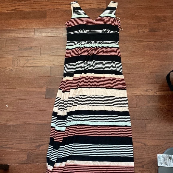 A pea in the pod striped maternity dress - Picture 1 of 5